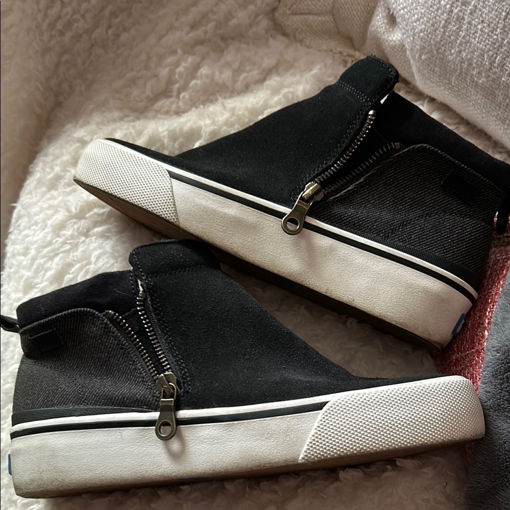 Keds Charcoal Canvas Sneakers